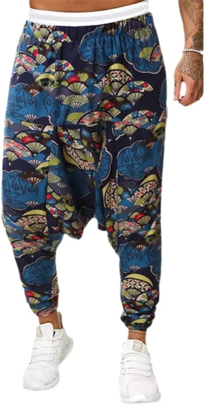 AAPAH Men Baggy Harem Pants Hip-hop Women Wide Leg Trousers Male Casual Long Pantalones Hombre