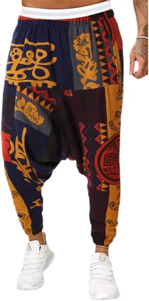 AAPAH Men Baggy Harem Pants Hip-hop Women Wide Leg Trousers Male Casual Long Pantalones Hombre