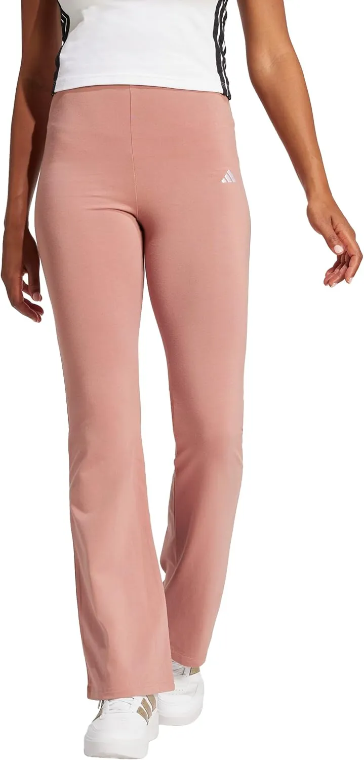 adidas Women's Essentials Small Logo Flared Leggings