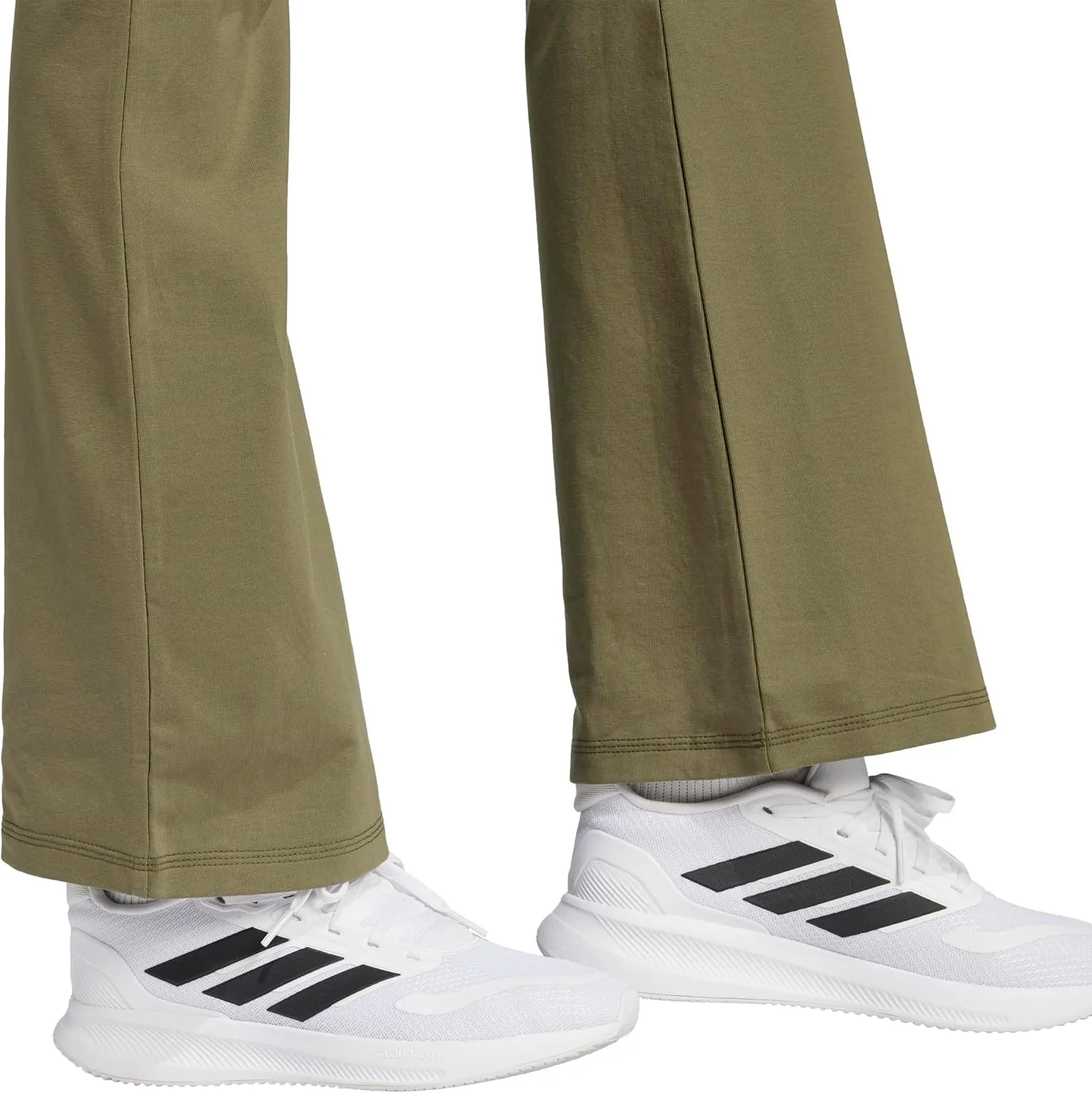 adidas Women's Essentials Small Logo Flared Leggings