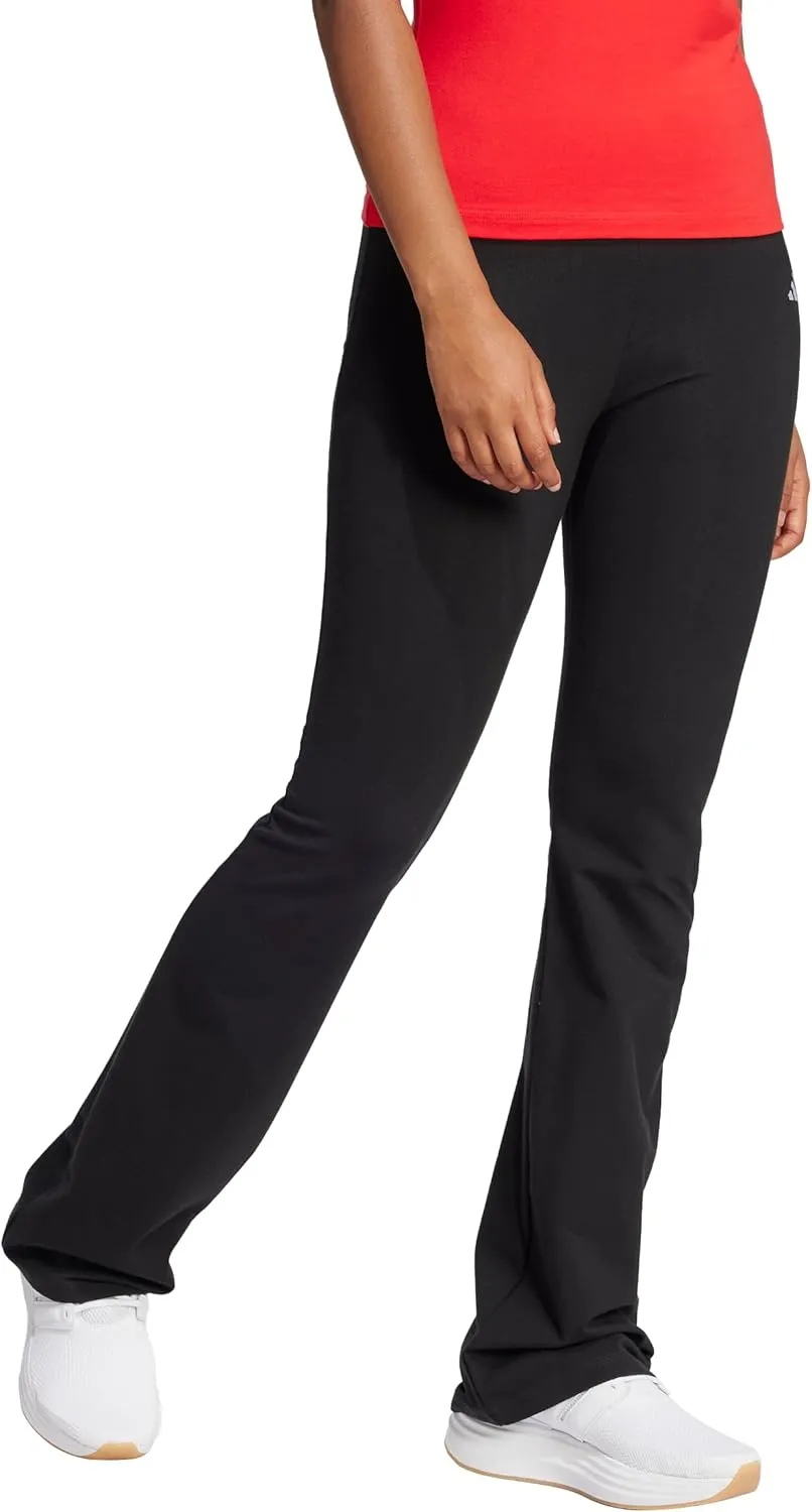 adidas Women's Essentials Small Logo Flared Leggings