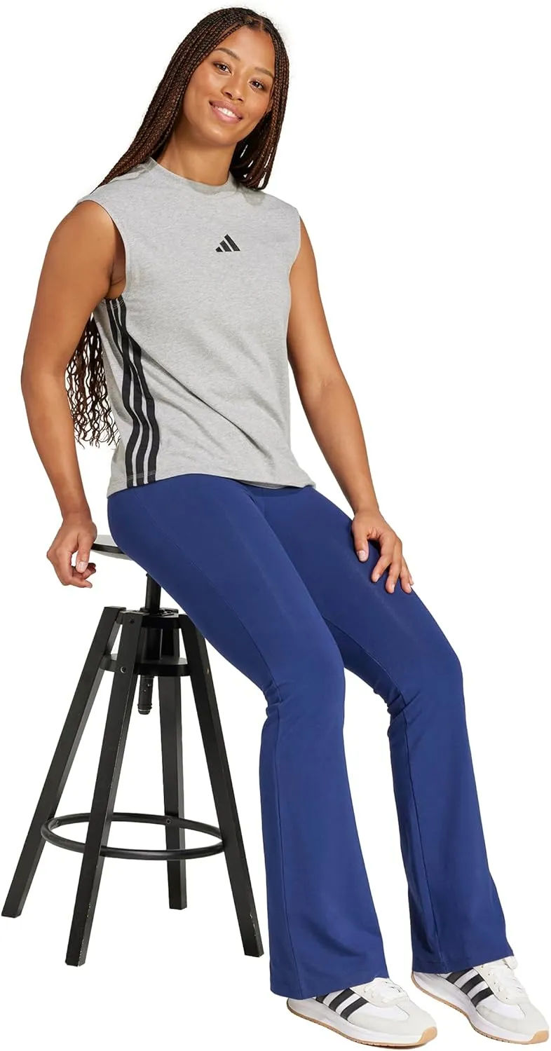 adidas Women's Essentials Small Logo Flared Leggings
