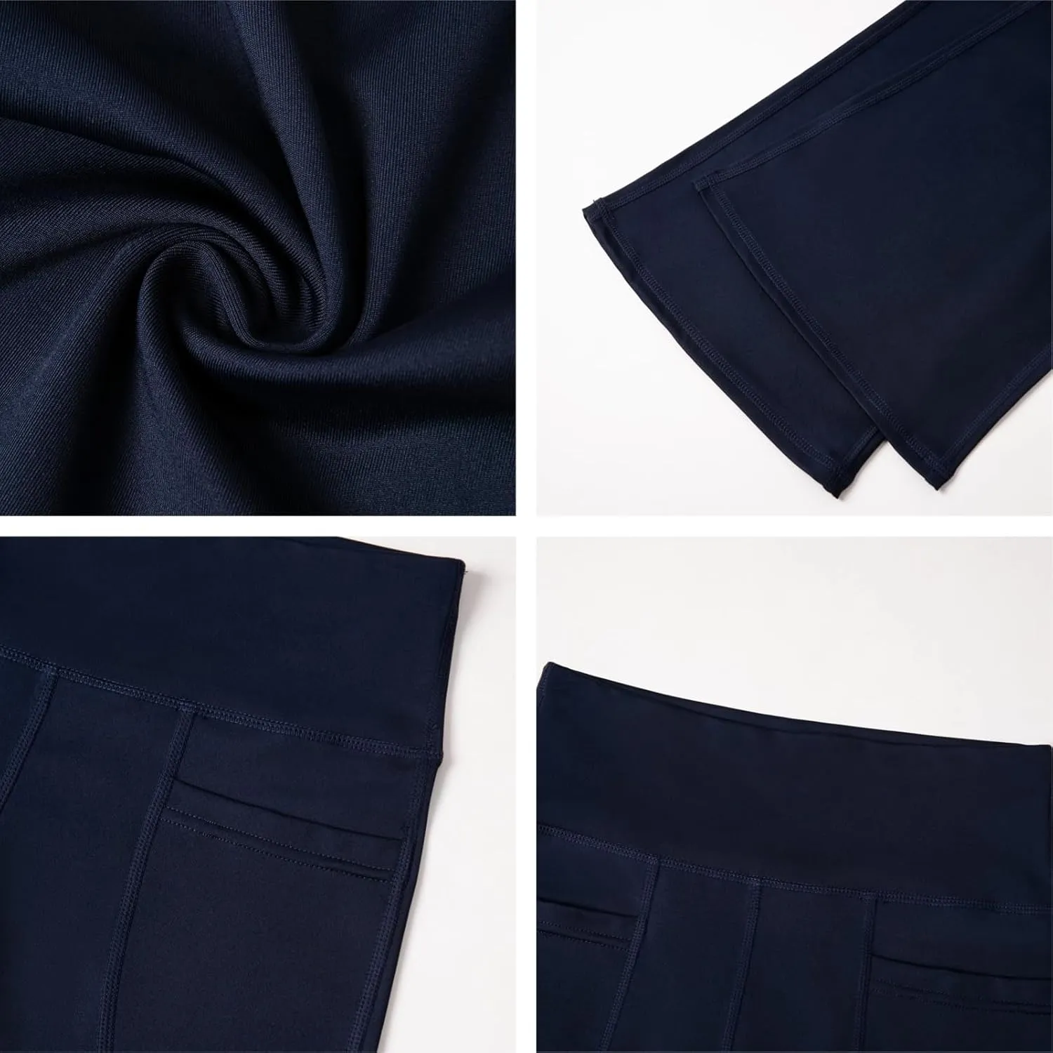 AIFARLD Bootcut Yoga Pants for Women with Pockets Flare Leggings Wide Leg High Waist Workout Tummy Control Gym