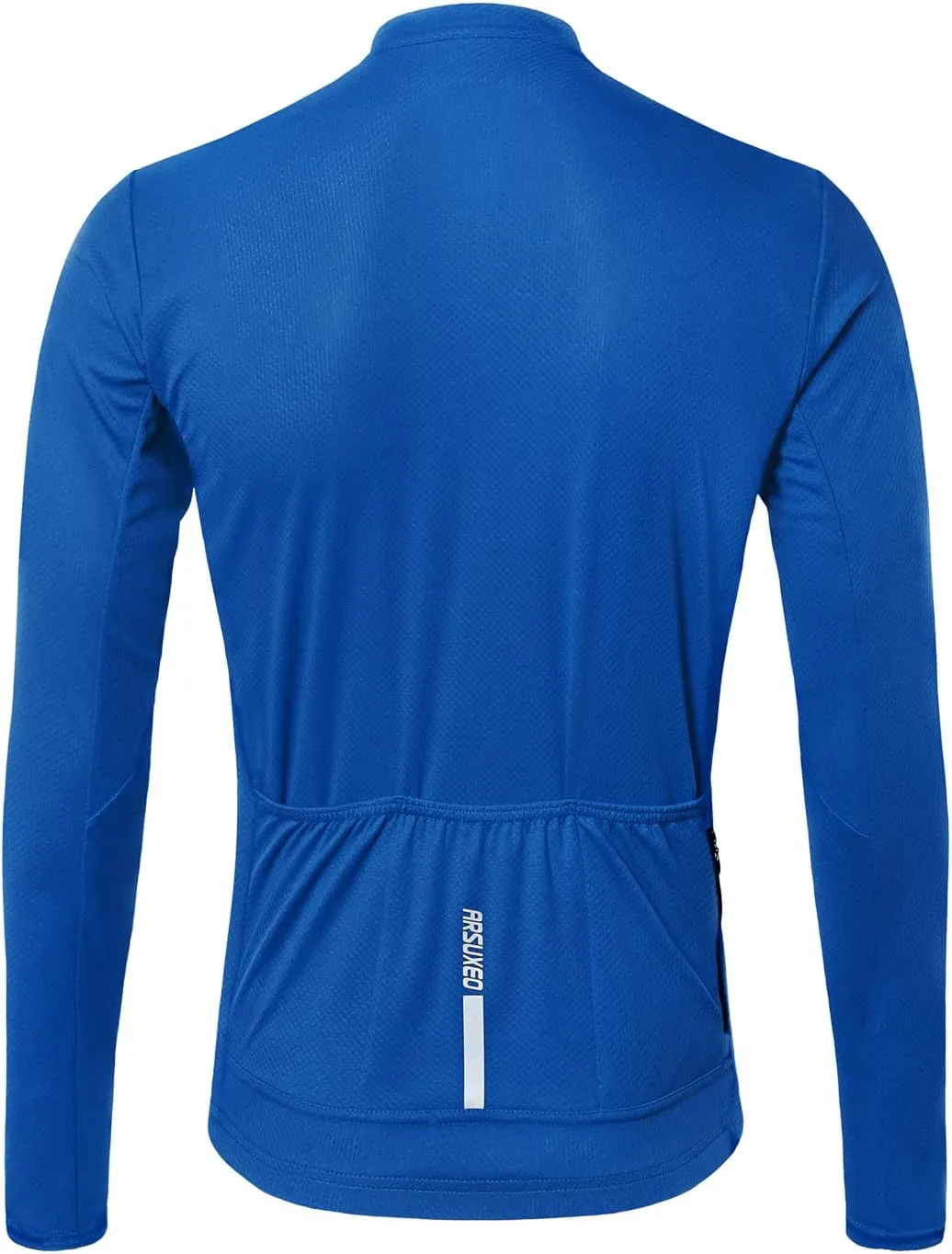 ARSUXEO Men's Cycling Jersey Long Sleeve Slim Fit Bike Jersey Biking Bicycle Cycling Shirt
