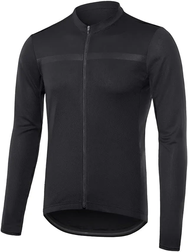 ARSUXEO Men's Cycling Jersey Long Sleeve Slim Fit Bike Jersey Biking Bicycle Cycling Shirt