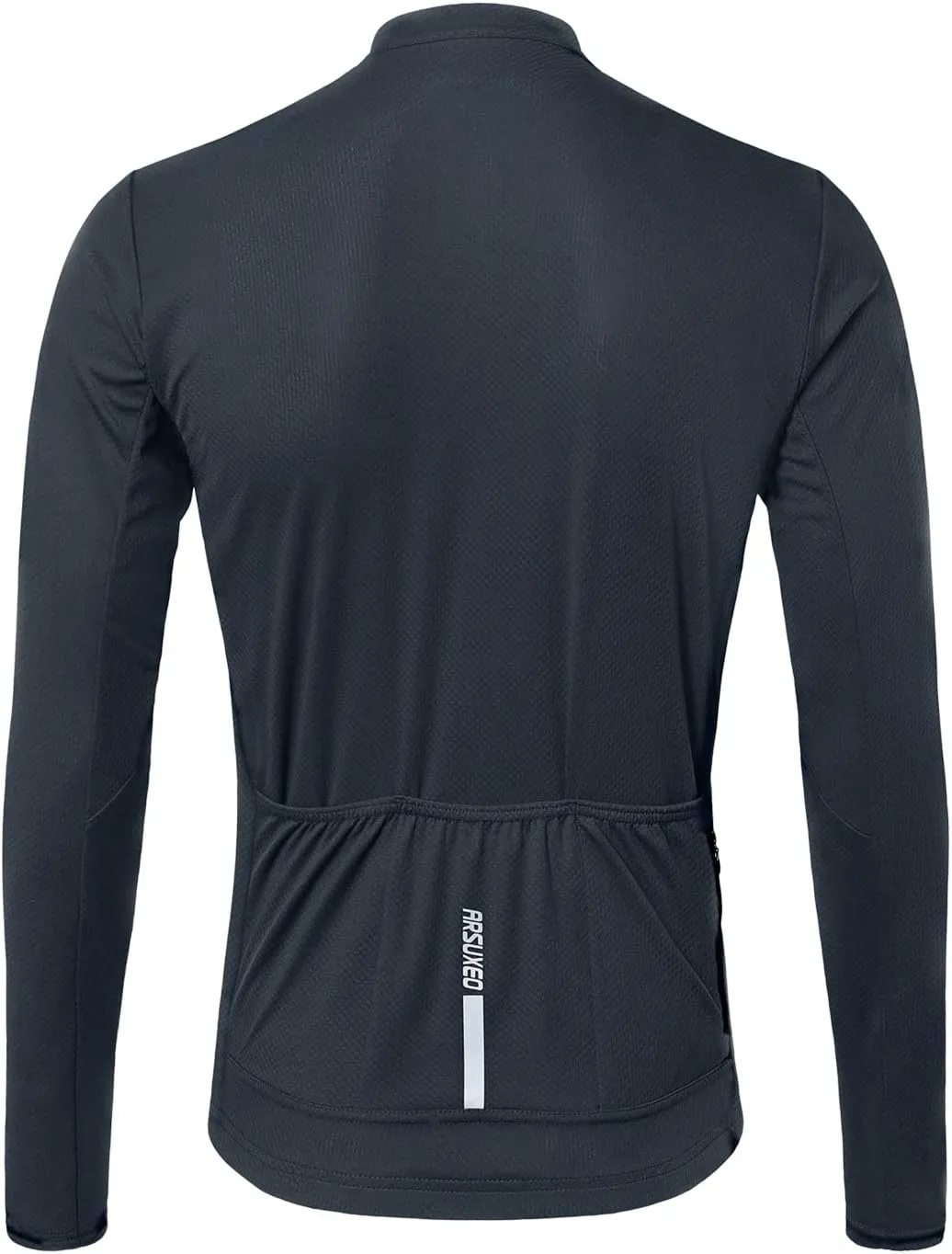 ARSUXEO Men's Cycling Jersey Long Sleeve Slim Fit Bike Jersey Biking Bicycle Cycling Shirt