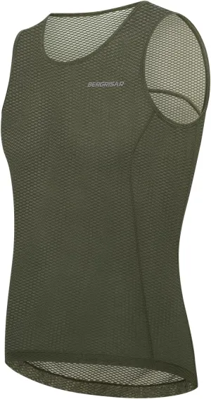 BERGRISAR Cycling Base Layer Men Anti-Sweat Cycling Jersey Sleeveless Quick Dry Bicycle Undershirt