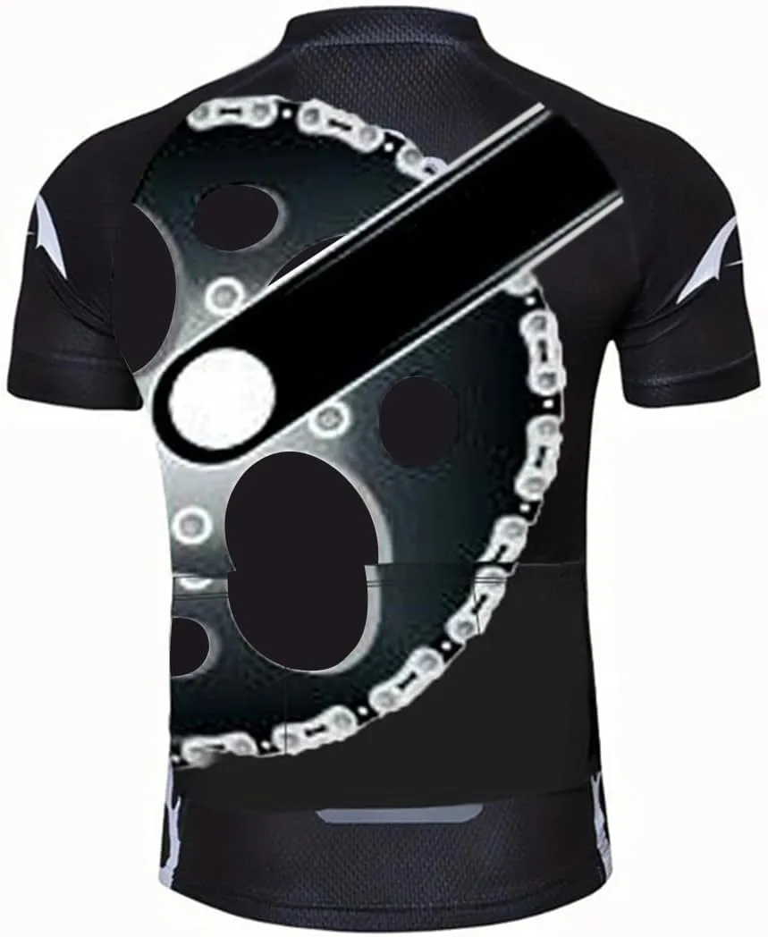 Bike Jersey Male Cycling Shirt Tops Bicycle Clothing Quick Dry Racing Cycling T-Shirts Short Sleeve with Pockets