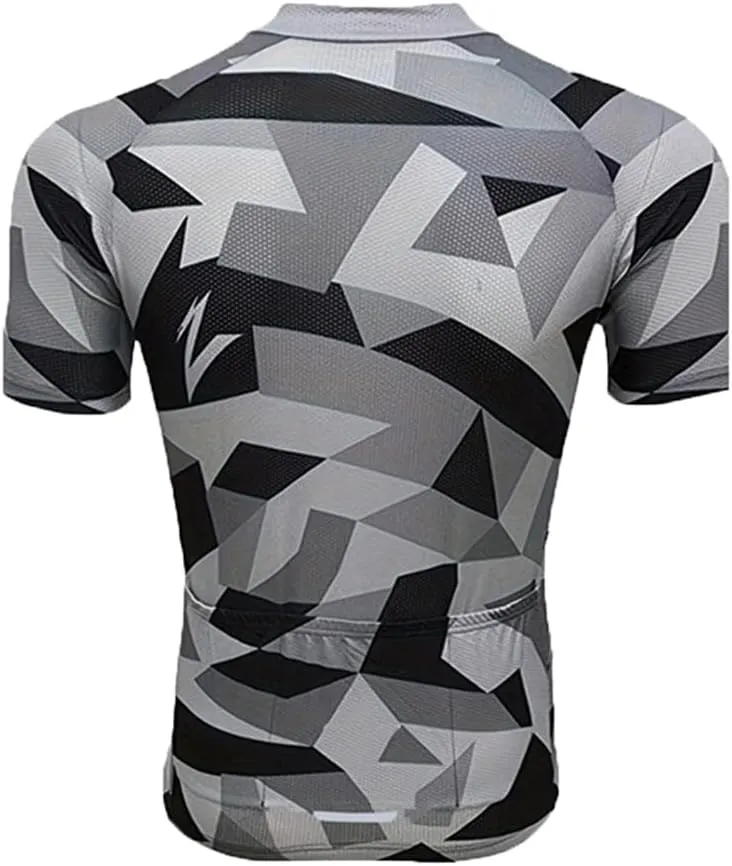 Bike Jersey Male Cycling Shirt Tops Bicycle Clothing Quick Dry Racing Cycling T-Shirts Short Sleeve with Pockets