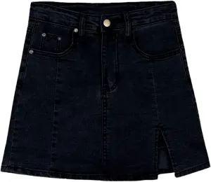 Bloomy Skorts, Bloomy Jean Skorts for Woman High Waisted Casual Stretchy