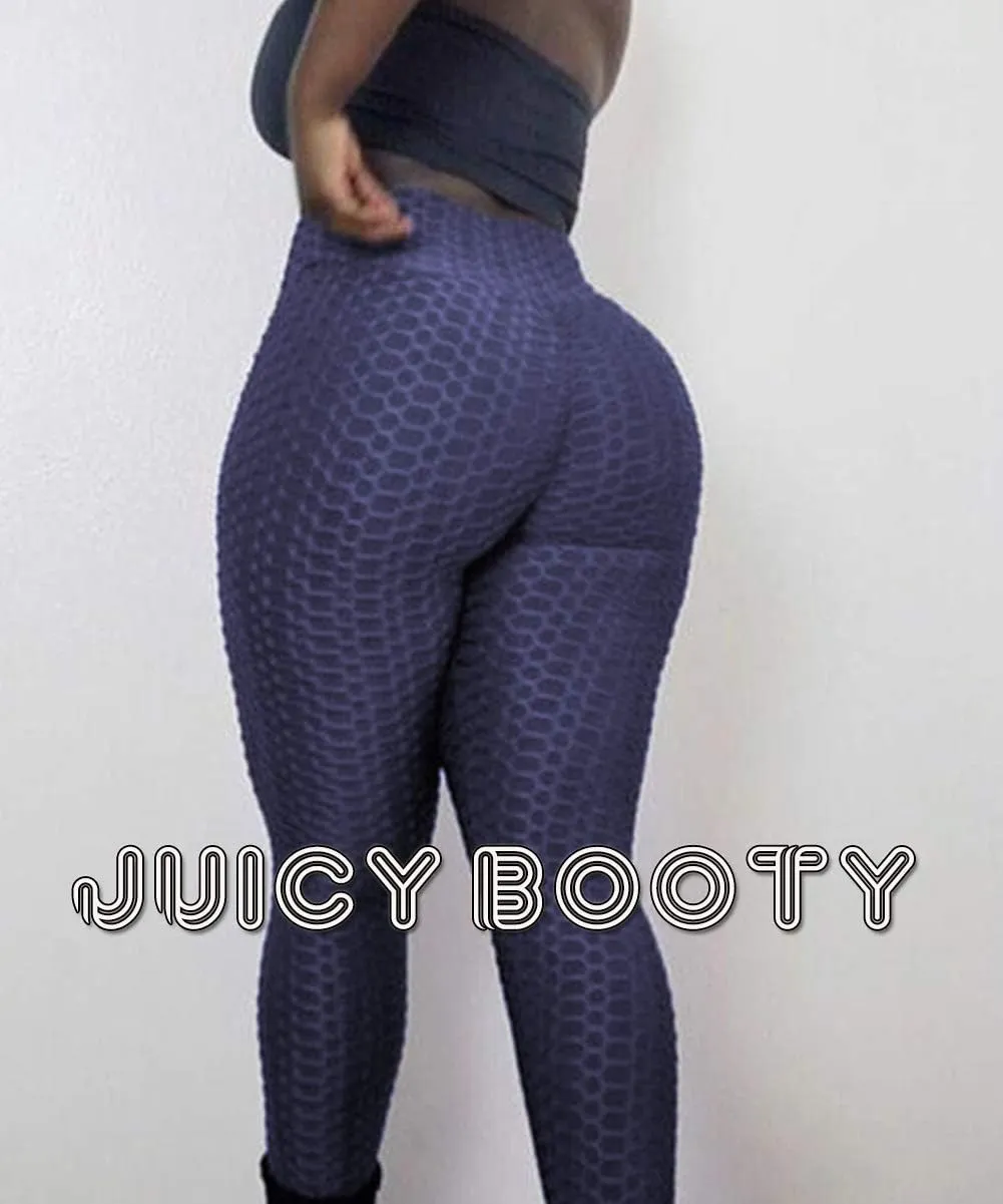 Booty Leggings for Women Textured Scrunch Butt Lift Yoga Pants Slimming Workout High Waisted Anti Cellulite Tights