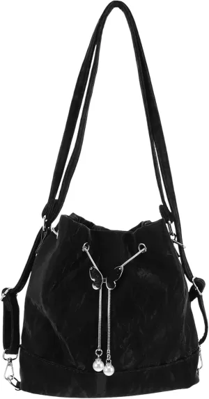 Bucket Bag Convertible Crossbody Tote Rhinestone Purses Designer Handbags Casual Bag