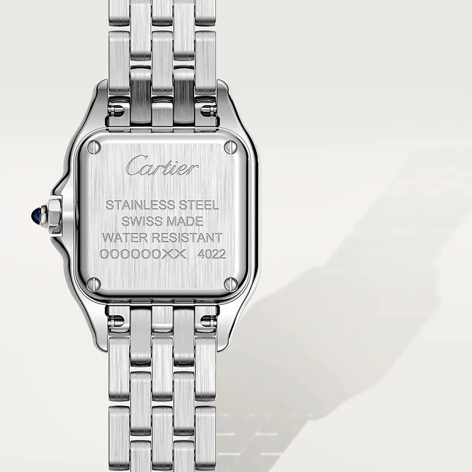 Cartier Tank Panthere Ladies Silver Watch WSPN0006