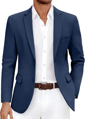 COOFANDY Men's Casual Blazer Slim Fit Lightweight Sport Coat Two Button Suit Jacket