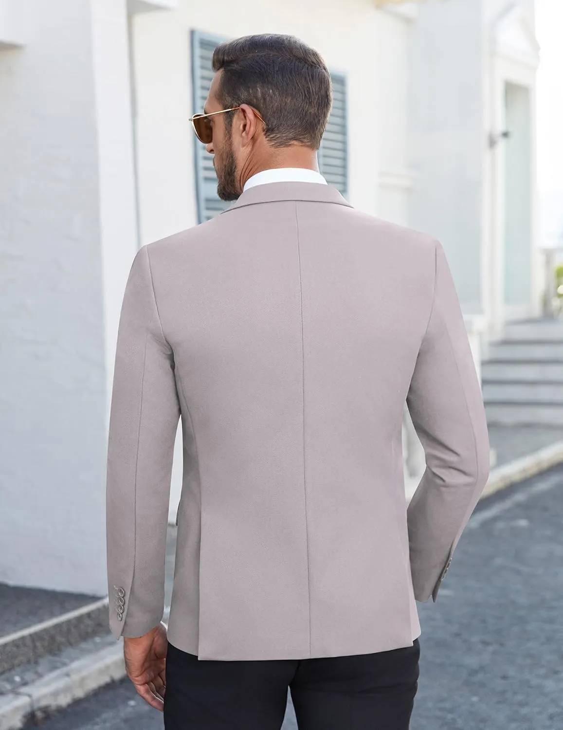COOFANDY Men's Casual Blazer Slim Fit Lightweight Sport Coat Two Button Suit Jacket