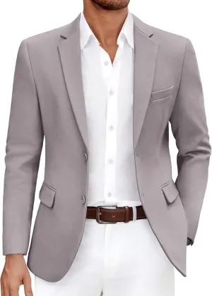 COOFANDY Men's Casual Blazer Slim Fit Lightweight Sport Coat Two Button Suit Jacket