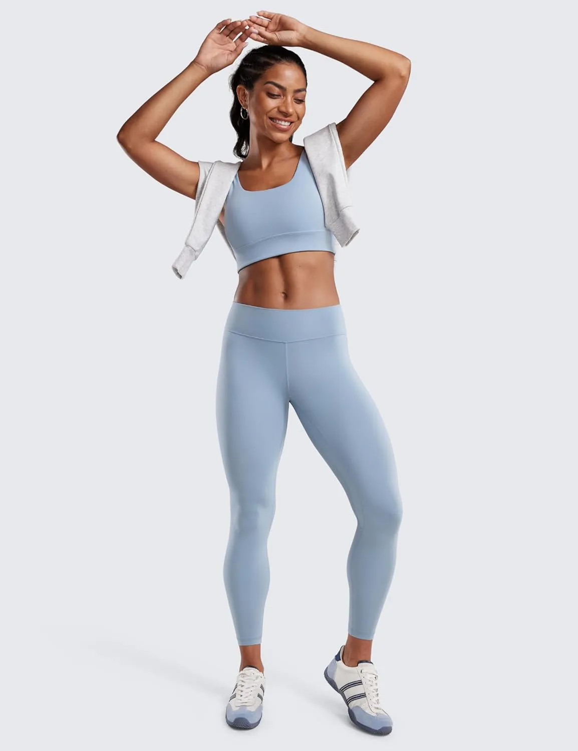 CRZ YOGA Women's Butterluxe Low Rise Workout Leggings 25 Inches - Comfy Buttery Soft Athletic Gym Lounge Yoga Pants