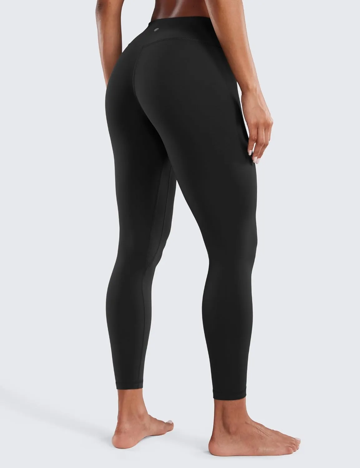 CRZ YOGA Women's Butterluxe Low Rise Workout Leggings 25 Inches - Comfy Buttery Soft Athletic Gym Lounge Yoga Pants