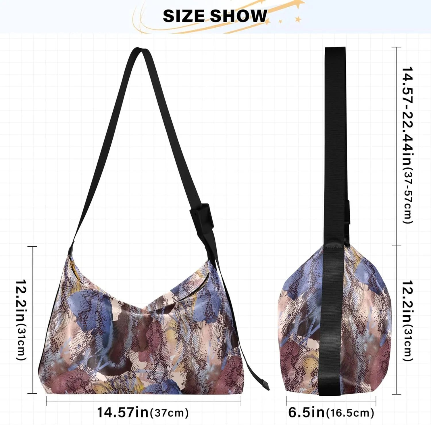 Cute Sloth Checkered Red Heart Hobo Women Handbag Leather Large Purse Crossbody Cute Animal Womens Everyday Purse