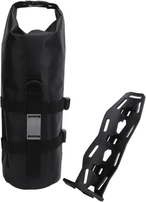 Cycling Front Fork Bag, 5L Large Capacity Cycling Front Bag Water Cycling Front Rack Bag Cycling Front Saddle Bag with Reflective Strips for Road Cycling Mountain