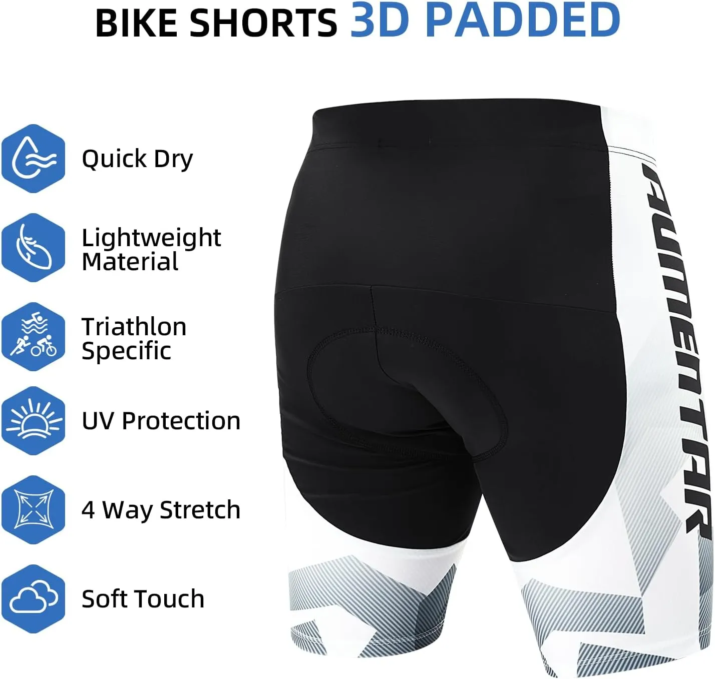 Cycling Jersey Mens Set Reflective Breathable Short Bike Clothing Quick-Dry Bicycle Shirts with 3D Padded Shorts