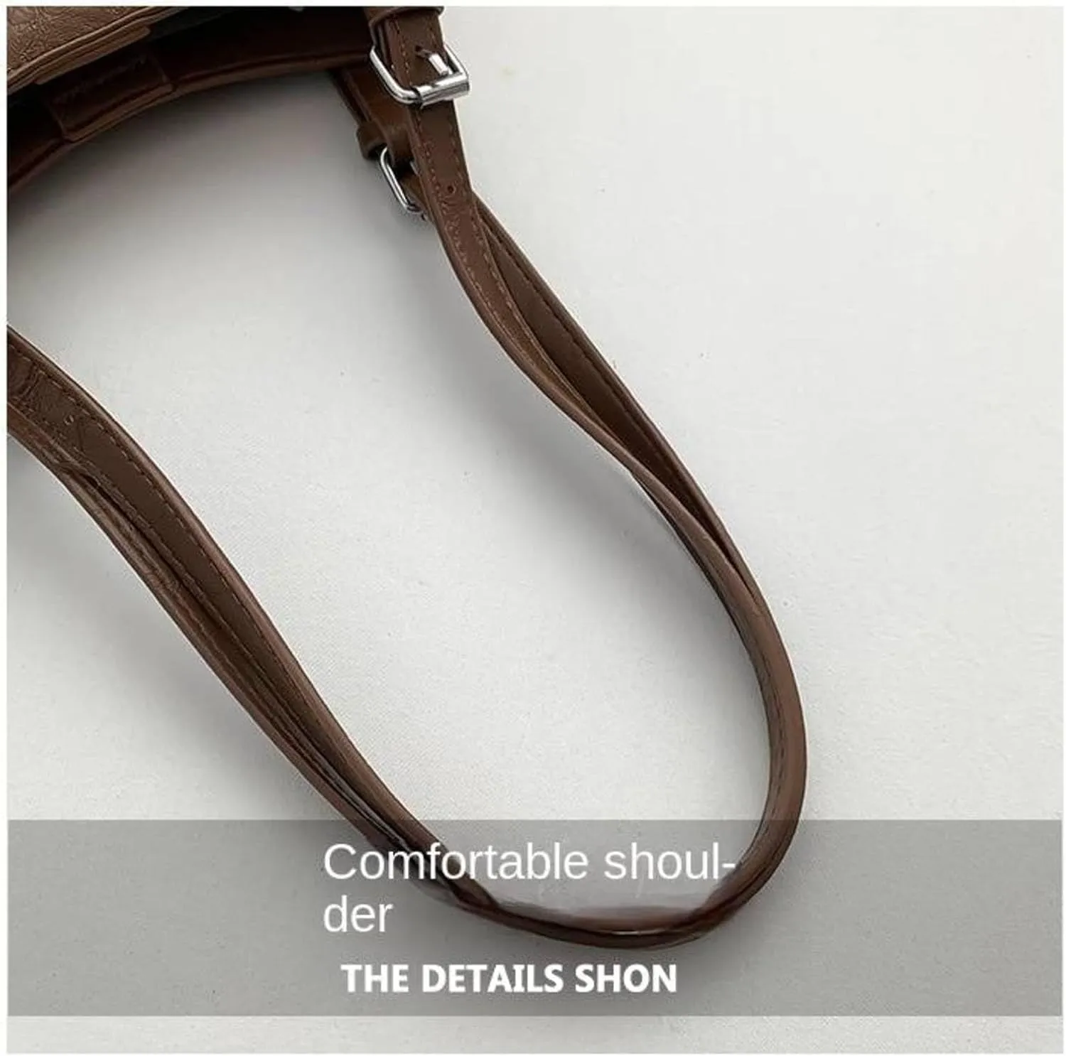 European American Retro Shoulder Crossbody Bag Commuter Versatile Small Square Bag Armpit Bags For Women