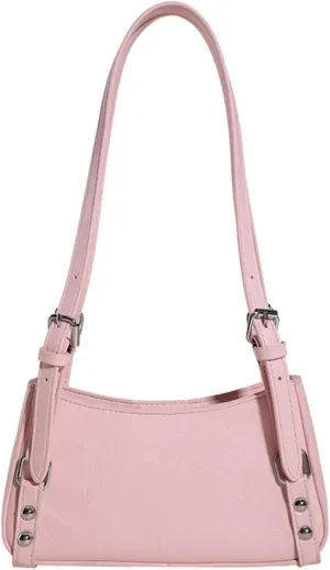 European American Retro Shoulder Crossbody Bag Commuter Versatile Small Square Bag Armpit Bags For Women