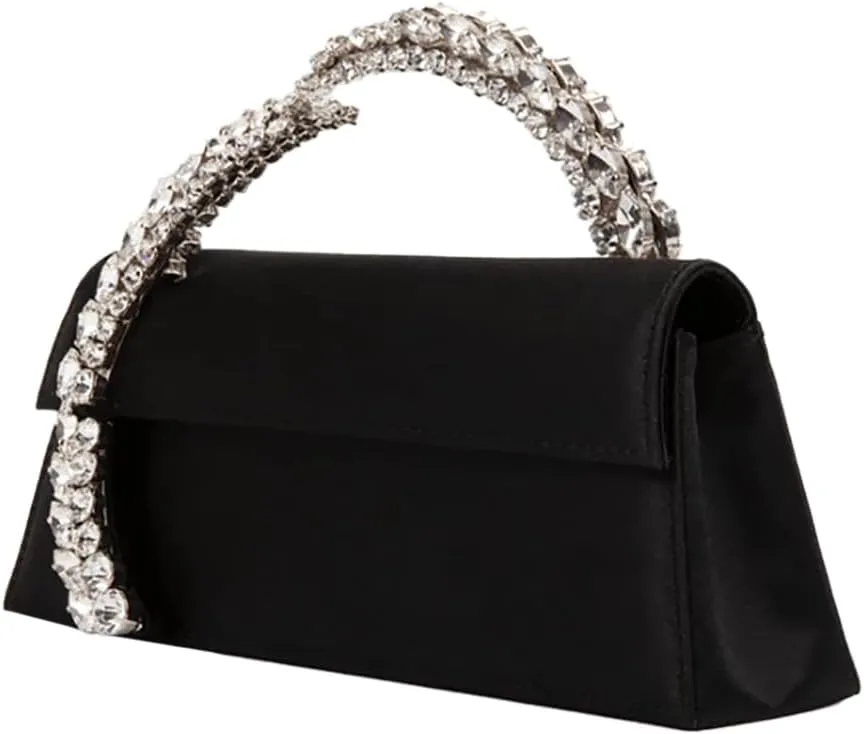 Fancy Evening Bag Gentle Bride Clutch Purse Formal Wedding Shoulder Bag Purses Dressy Purses for Women