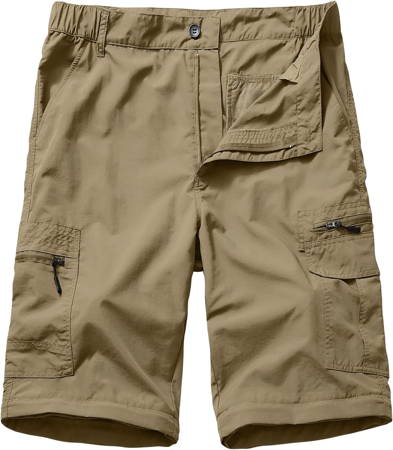 Fishing Hiking Pants for Men, Waterproof Convertible Quick Dry Pants for Wading, Lightweight Breathable
