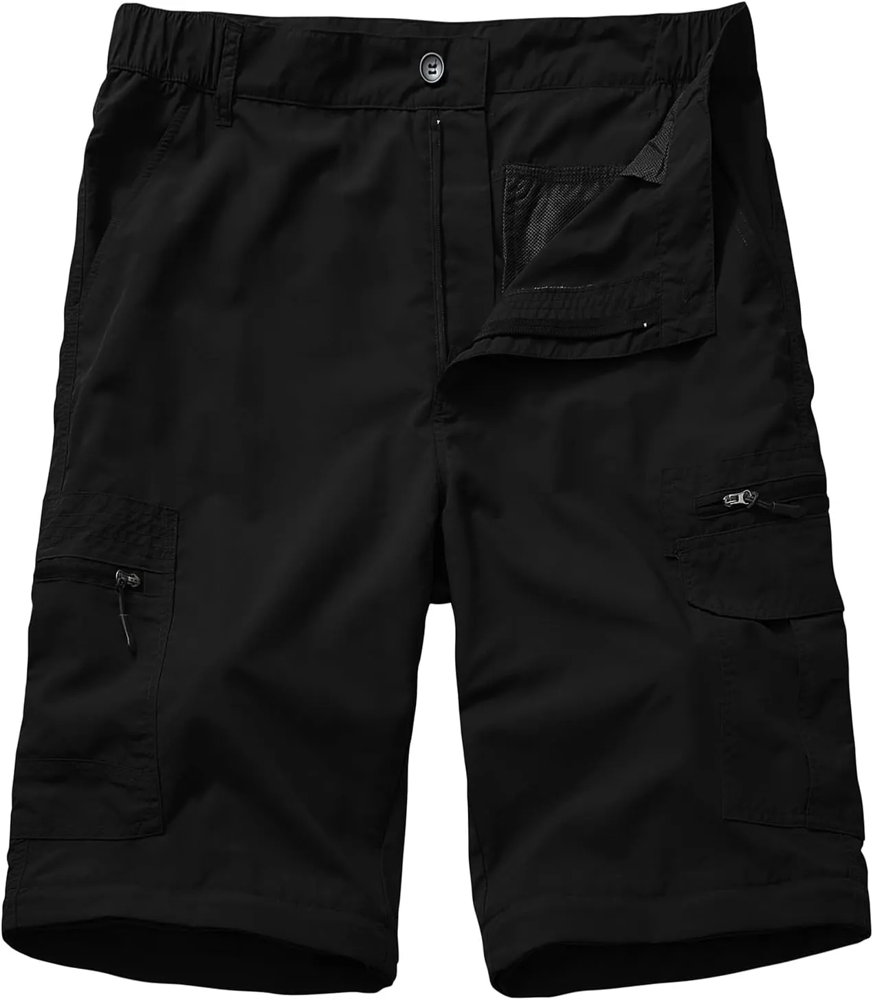 Fishing Hiking Pants for Men, Waterproof Convertible Quick Dry Pants for Wading, Lightweight Breathable