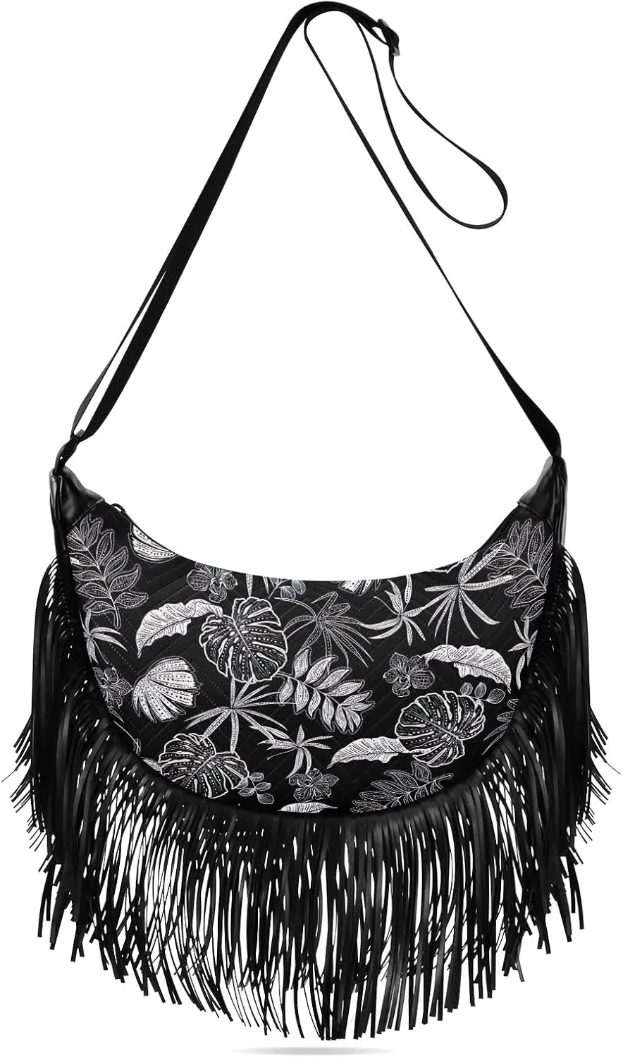 Fringe Purses for Women Crossbody with Tassel Western Fringe Bag Hippie Purse
