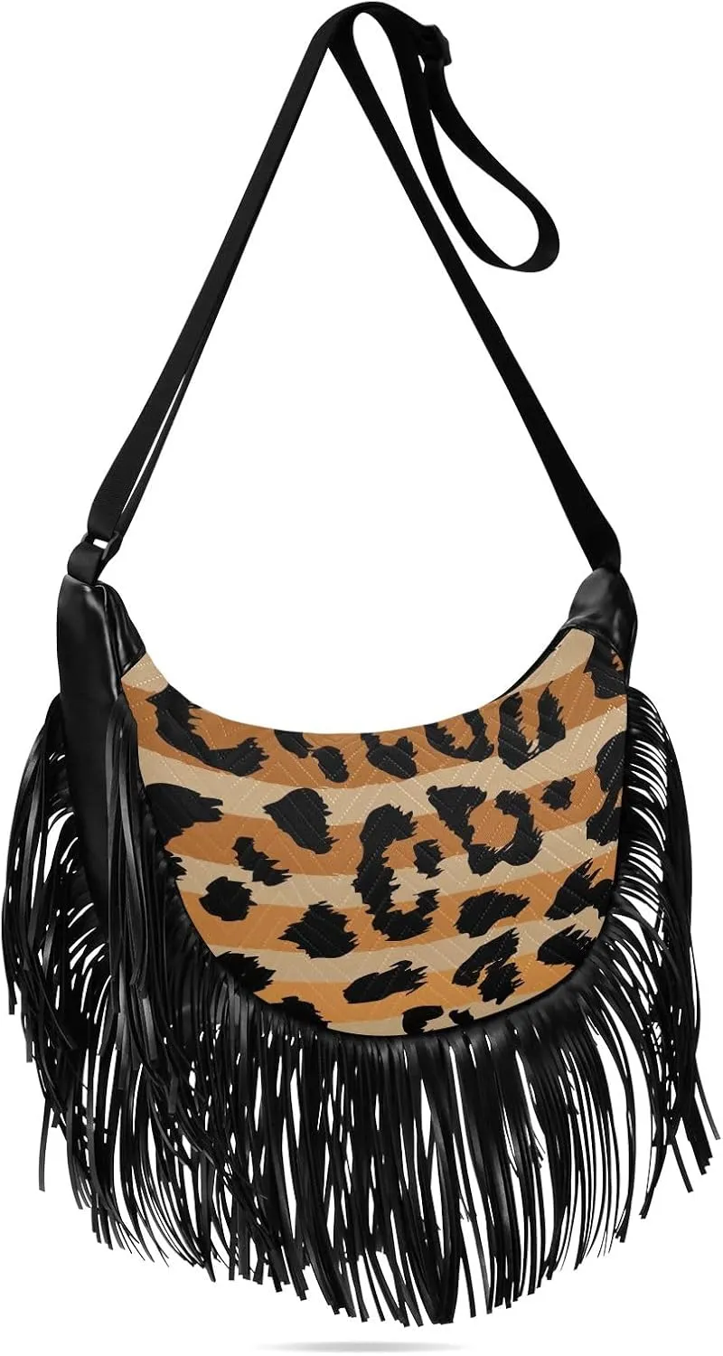 Fringe Purses for Women Crossbody with Tassel Western Fringe Bag Hippie Purse