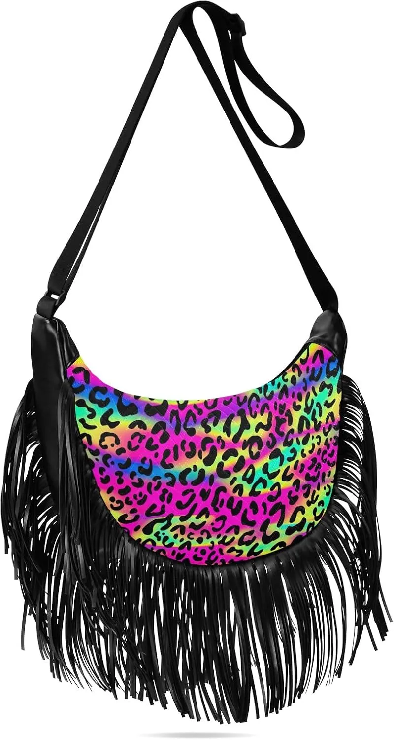 Fringe Purses for Women Crossbody with Tassel Western Fringe Bag Hippie Purse