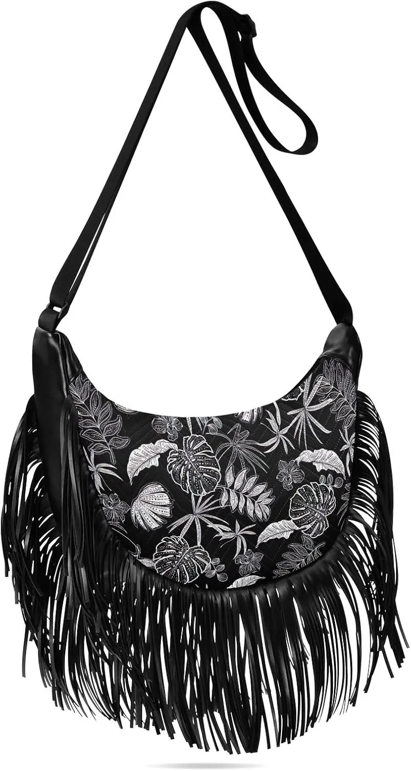 Fringe Purses for Women Crossbody with Tassel Western Fringe Bag Hippie Purse