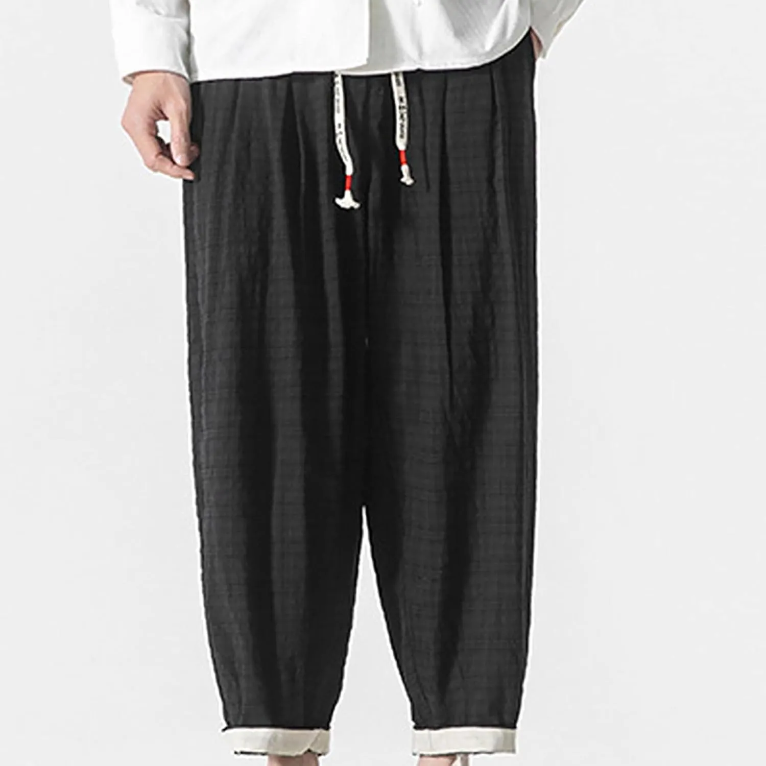 FZVYD Camouflage Pants Mens Casual Elastic Drawstring Cargo Pants Lightweight Relaxed Fit Cotton Workout Sweatpants 2023