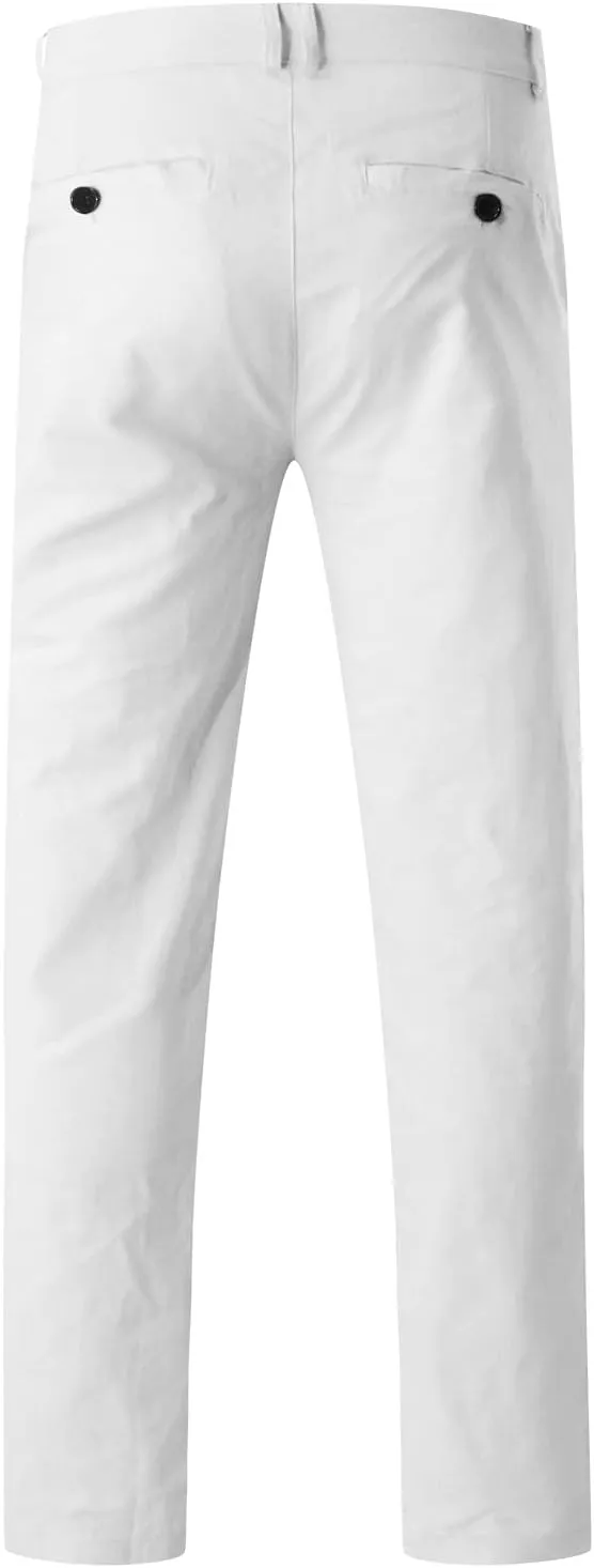 FZVYD Grey Slacks Men Mens Joggers Cargo Pants Fashion Casual Sweatpants Work Pants Drawstring Loose Trousers with Pockets