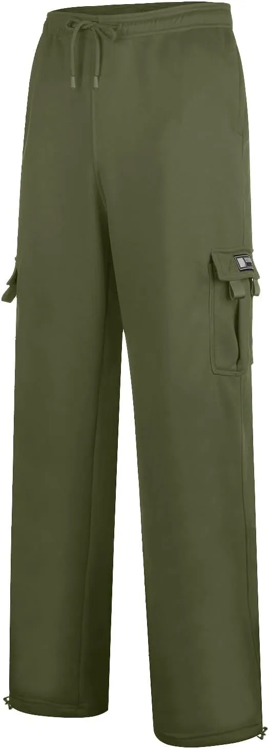 FZVYD Mens Black Dress Pants Slim Mens Casual Elastic Drawstring Cargo Pants Lightweight Relaxed Cotton Workout Sweatpants