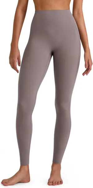 G4Free BareFeel Yoga Pants for Women Seamless Waistband Yoga Leggings Workout Biker Leggings with Pockets 25" 27" 29"