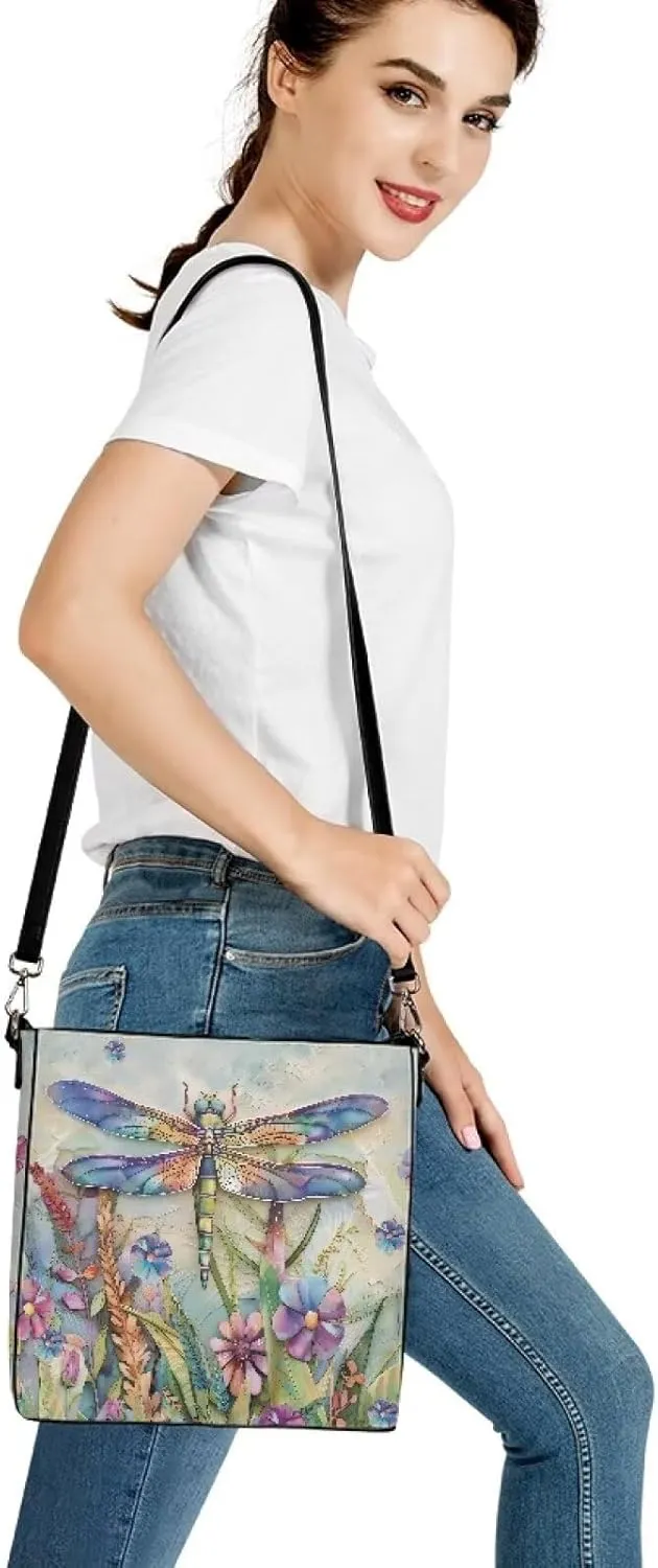 GIFTPUZZ Hobo Bag with PU Leather Large Cell Phone Purses for Women Crossbody Bucket Bag Purses Crossbody Handbags