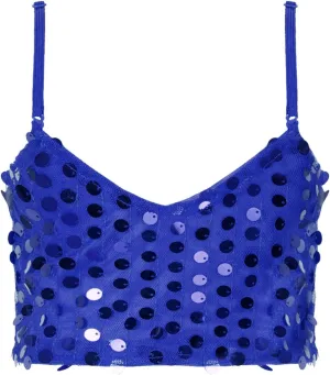 Girls Sequins V Neck Dance Tops Straps Jazz Latin Hip Hop Modern Dance Bra Vest Shirt Stage Performance Costume