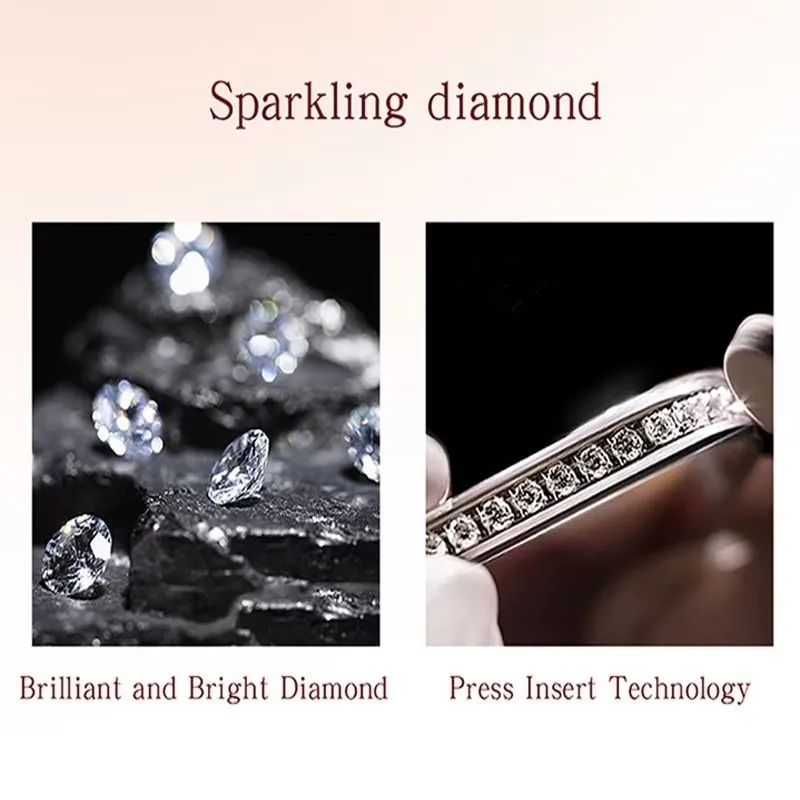 GlamPearl Round Dial Luxury Wristwatch