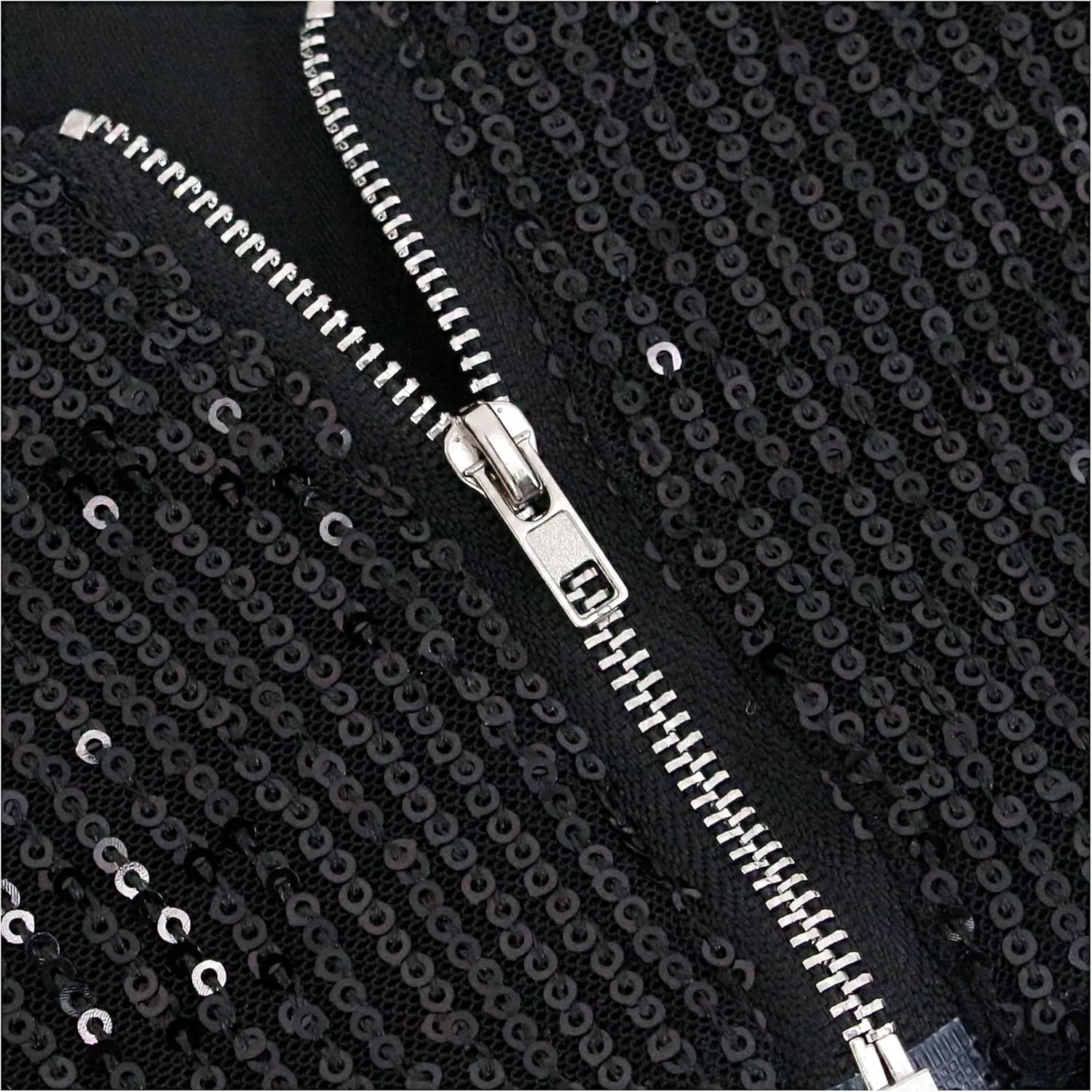Haoohu Women's Sparkly Sequin Spaghetti Strap Crop Top Sleeveless V Neck Rave Tank Vest Clubwear
