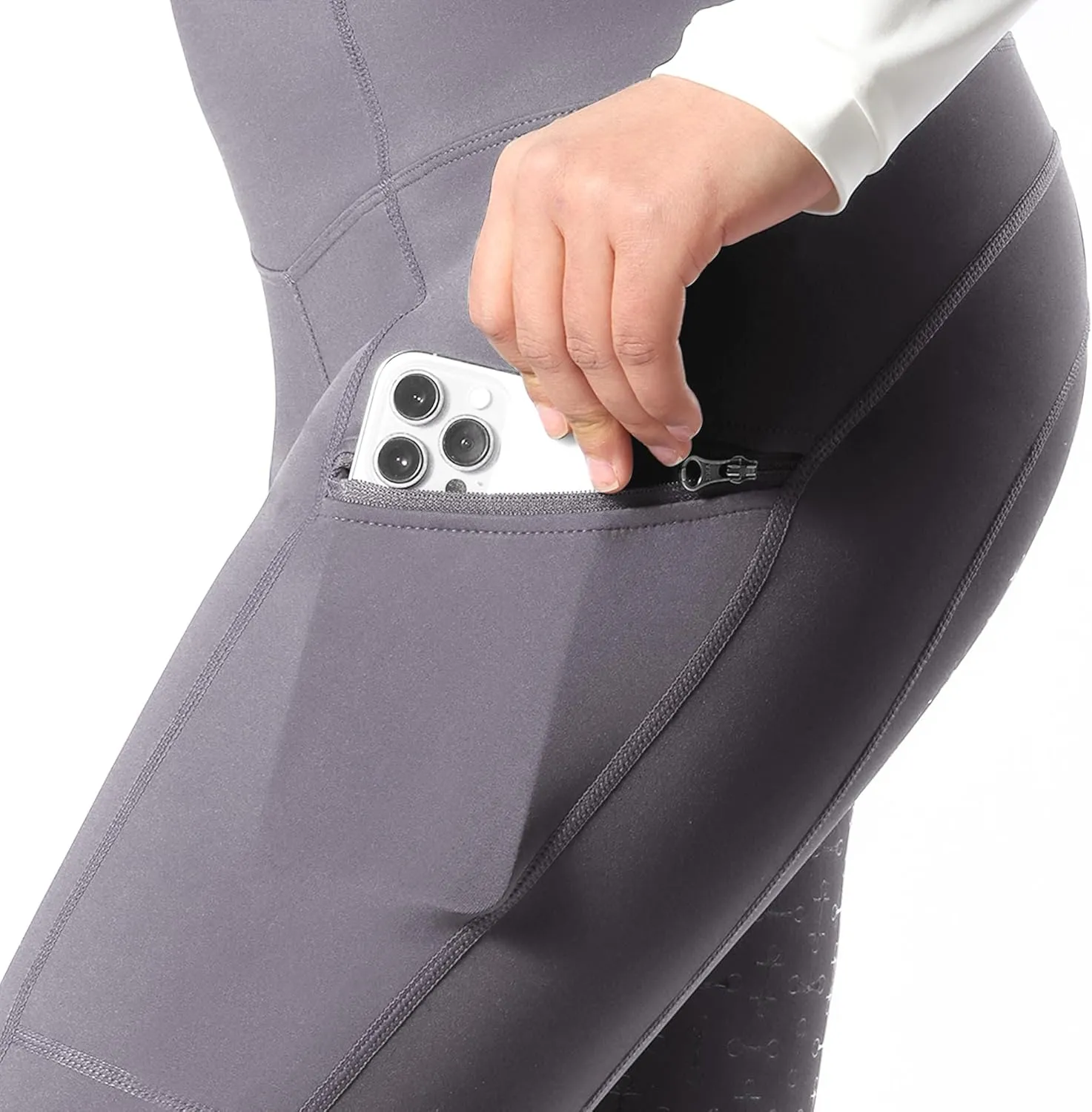 Harrison Howard Women's Full Seat Silicon Grip Equestrian Breeches Horse Riding Tights High Waisted Leggings