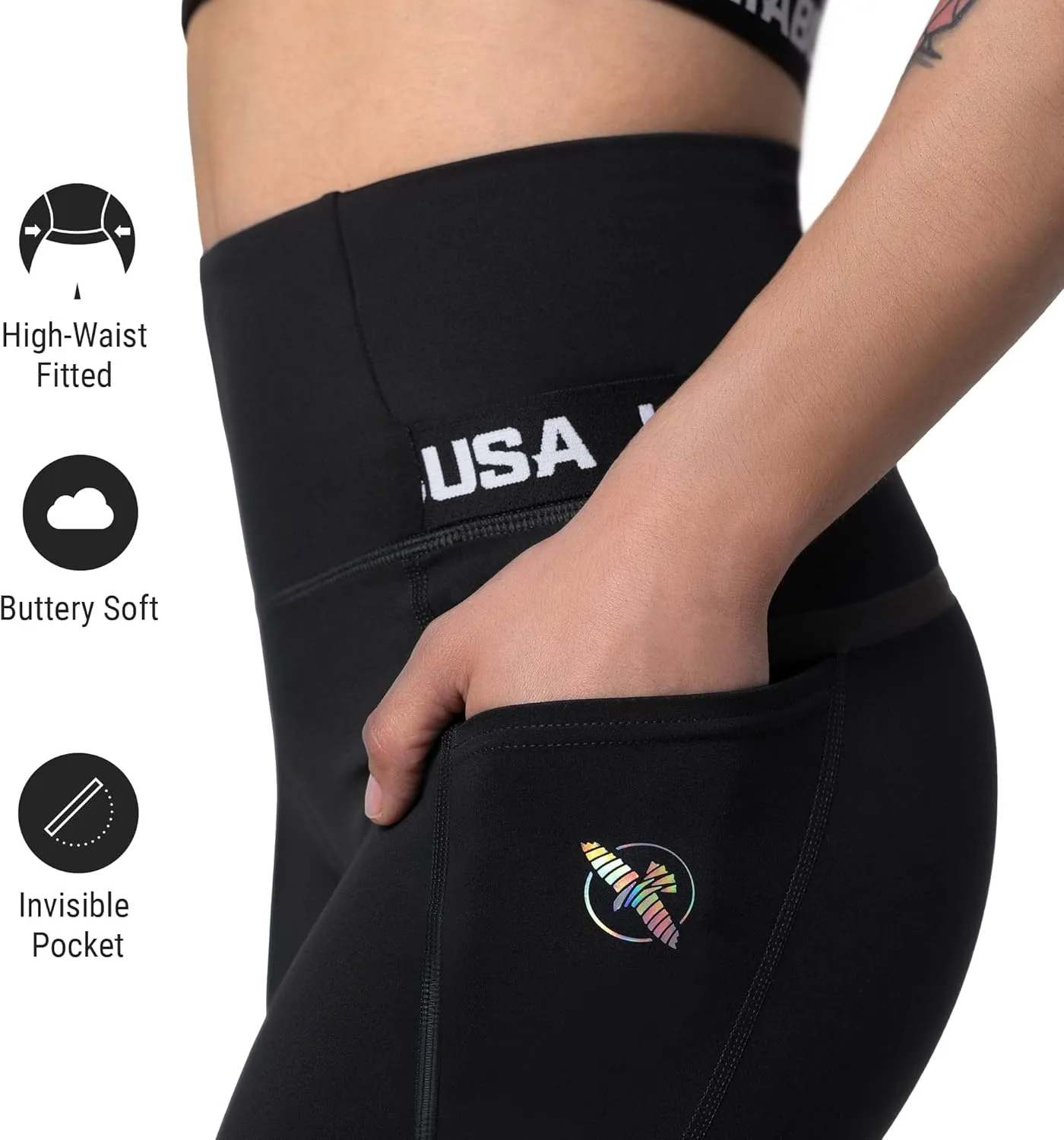 Hayabusa Women's High Rise 3/4 Leggings