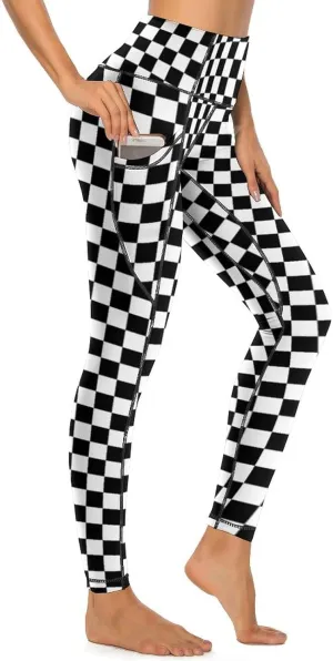 High Waisted Exercise Yoga Pants for Women Running Sports Workout Yoga Leggings with Pockets