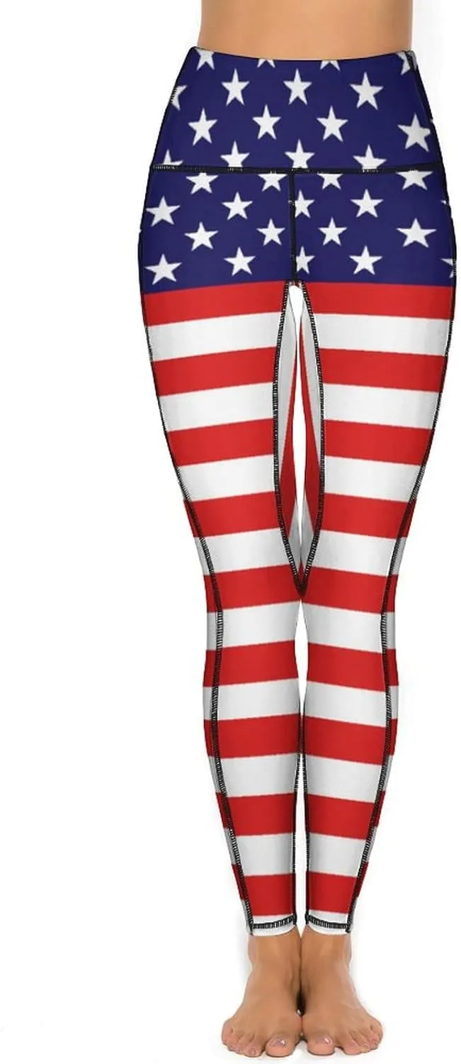 High Waisted Exercise Yoga Pants for Women Running Sports Workout Yoga Leggings with Pockets