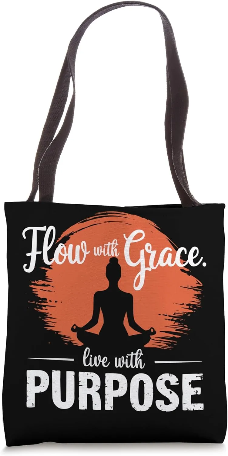 Jivamukti Yoga Exercise Zen Meditation Yoga Instructor Tote Bag
