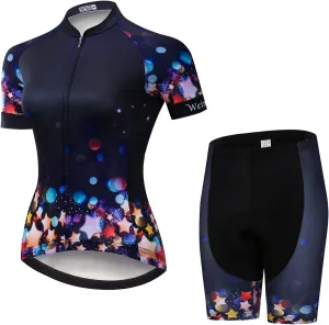 JPOJPO Women's Cycling Jersey Short Sleeve Jacket Cycling Shirt Quick Dry Breathable Mountain Clothing Bike Top