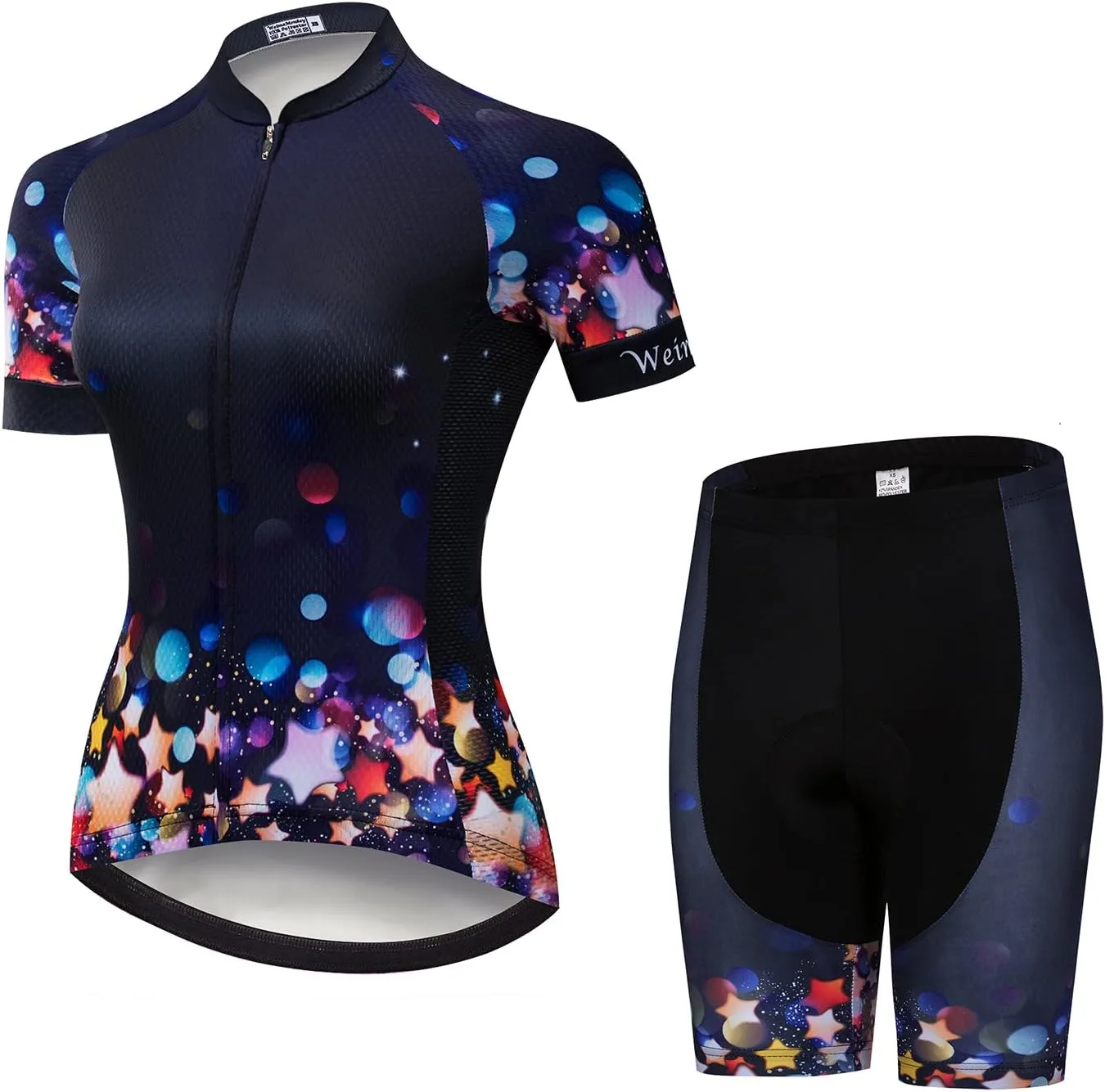 JPOJPO Women's Cycling Jersey Short Sleeve Jacket Cycling Shirt Quick Dry Breathable Mountain Clothing Bike Top