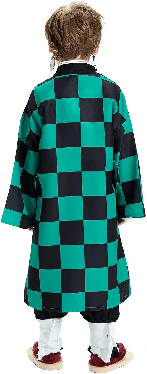 Kids Cape Cloak Outfits Cosplay Costume Halloween Robe Coat Anime Suits Uniform